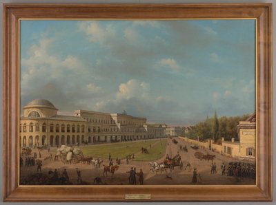 Plac Bankowy, 1833 by Wincenty Kasprzycki